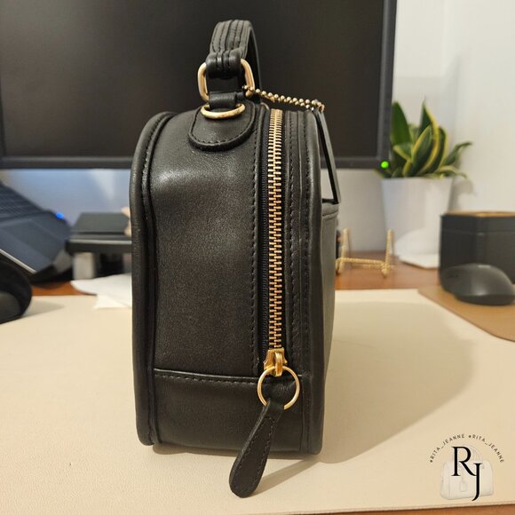#1 Coach Vintage Lunch Box Zip | 9991 | Black | 1996 - Picture 5 of 16